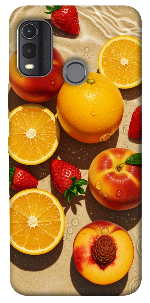 Чохол Яскраві фрукти для Nokia G11 Plus