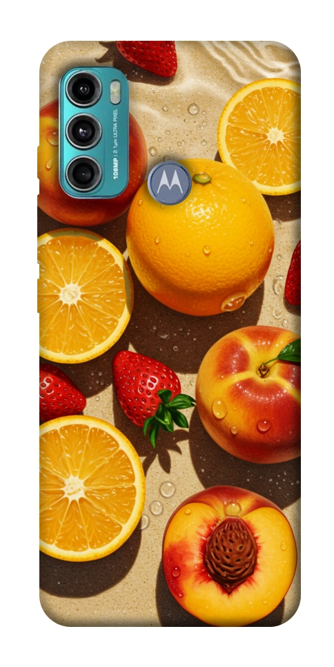 Чохол Яскраві фрукти для Motorola Moto G60