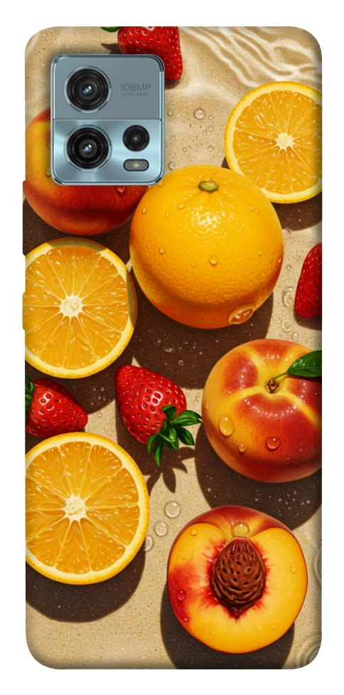 Чехол Яркие фрукты для Motorola Moto G72