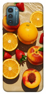 Чехол Яркие фрукты для Nokia G21