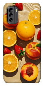 Чехол Яркие фрукты для Nokia G60
