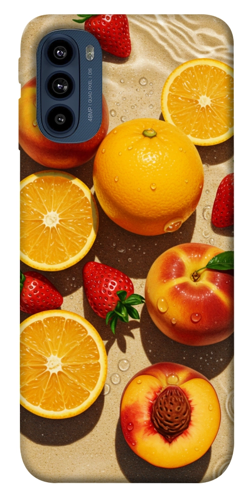 Чехол Яркие фрукты для Motorola Moto G41