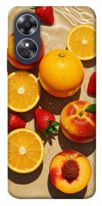 Чехол Яркие фрукты для Oppo A17