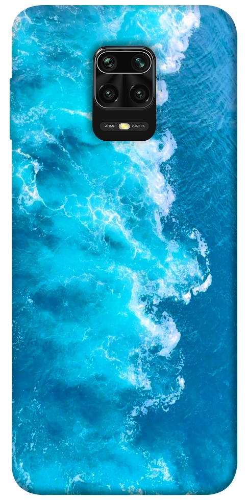 Чехол Текстура воды для Xiaomi Redmi Note 9 Pro