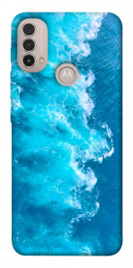 Чехол Текстура воды для Motorola Moto E40