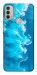 Чехол Текстура воды для Motorola Moto E40