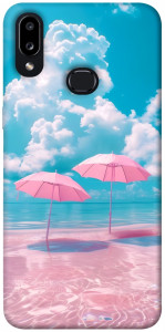 Чехол Розовые зонтики для Galaxy A10s (2019)
