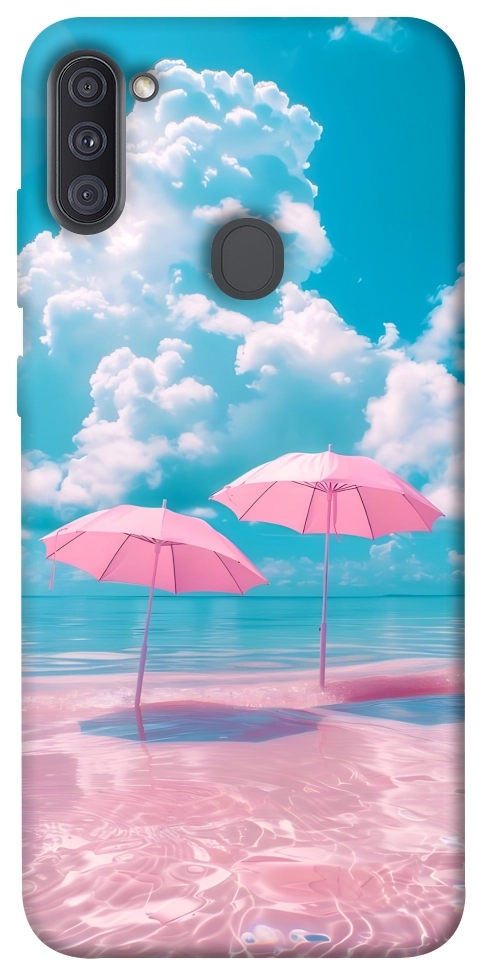 Чохол Рожеві парасольки для Galaxy A11 (2020)