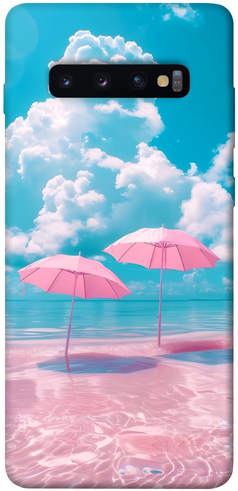 Чохол Рожеві парасольки для Galaxy S10 Plus (2019)