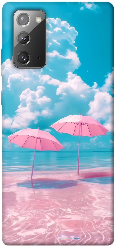 Чохол Рожеві парасольки для Galaxy Note 20