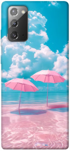 Чехол Розовые зонтики для Galaxy Note 20