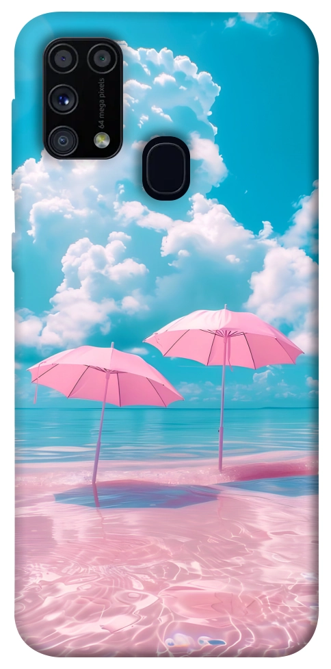Чохол Рожеві парасольки для Galaxy M31 (2020)
