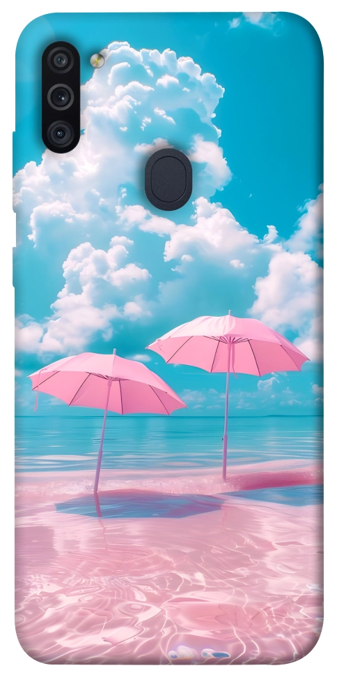Чохол Рожеві парасольки для Galaxy M11 (2020)