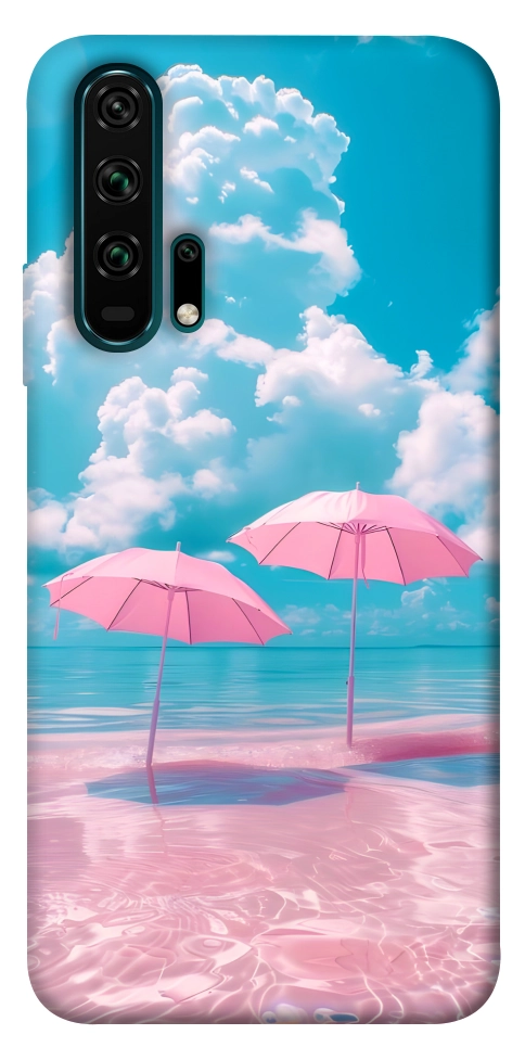 Чехол Розовые зонтики для Huawei Honor 20 Pro