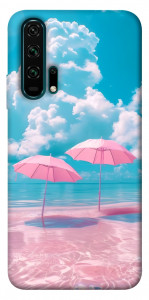 Чехол Розовые зонтики для Huawei Honor 20 Pro
