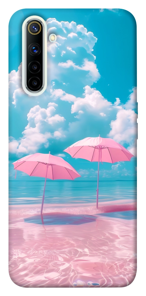 Чохол Рожеві парасольки для Realme 6