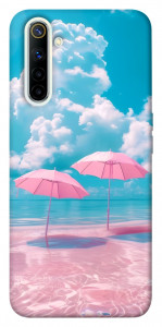 Чехол Розовые зонтики для Realme 6
