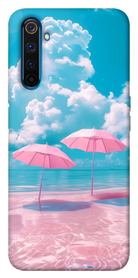 Чохол Рожеві парасольки для Realme 6 Pro