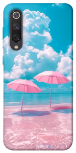 Чехол Розовые зонтики для Xiaomi Mi 9 SE