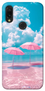 Чехол Розовые зонтики для Xiaomi Redmi 7