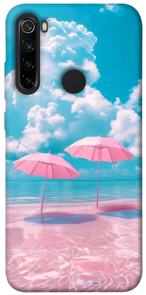 Чохол Рожеві парасольки для Xiaomi Redmi Note 8