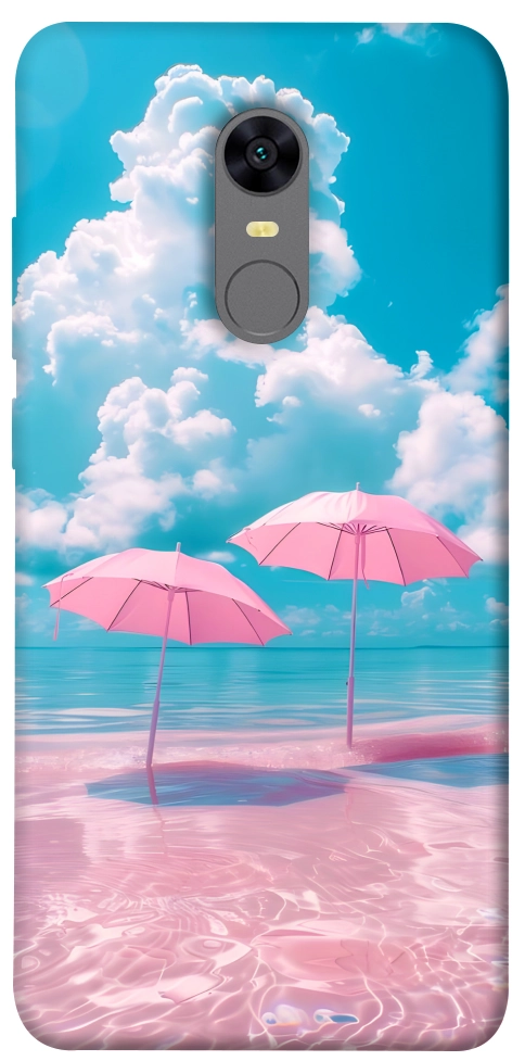 Чохол Рожеві парасольки для Xiaomi Redmi Note 5 (Single Camera)