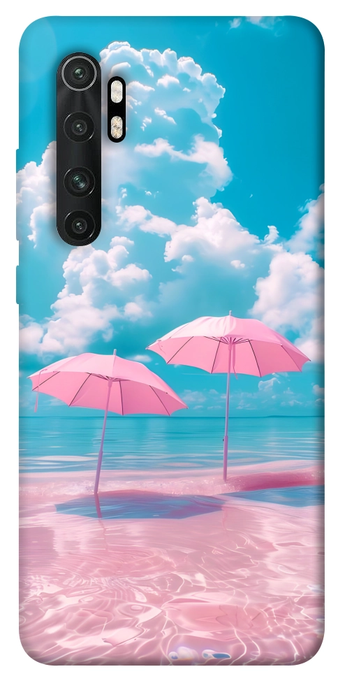Чохол Рожеві парасольки для Xiaomi Mi Note 10 Lite