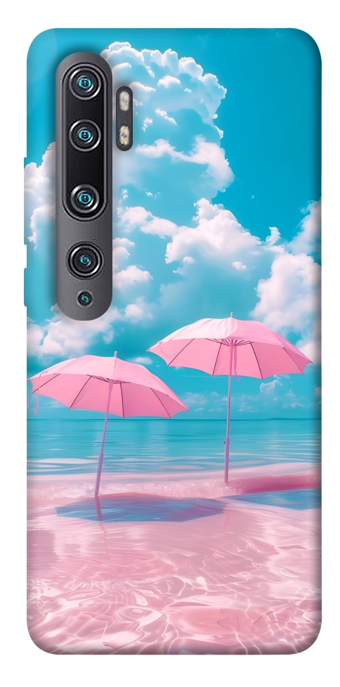Чохол Рожеві парасольки для Xiaomi Mi Note 10