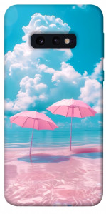 Чехол Розовые зонтики для Galaxy S10e