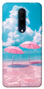 Чехол Розовые зонтики для OnePlus 7 Pro