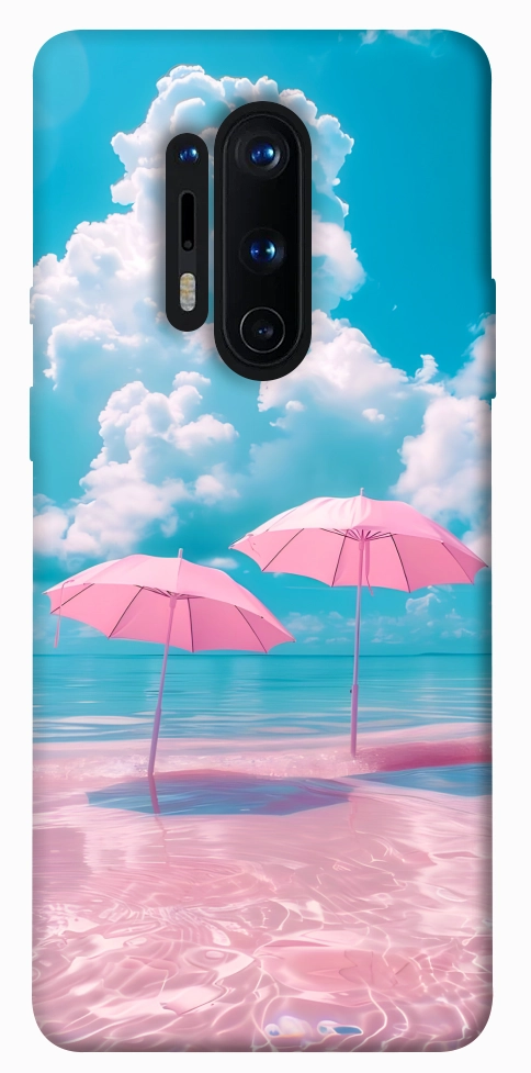 Чохол Рожеві парасольки для OnePlus 8 Pro