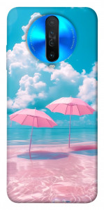 Чехол Розовые зонтики для Xiaomi Redmi K30