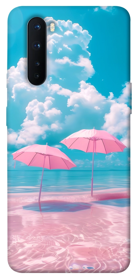Чохол Рожеві парасольки для OnePlus Nord
