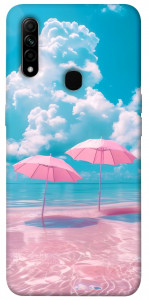Чехол Розовые зонтики для Oppo A31