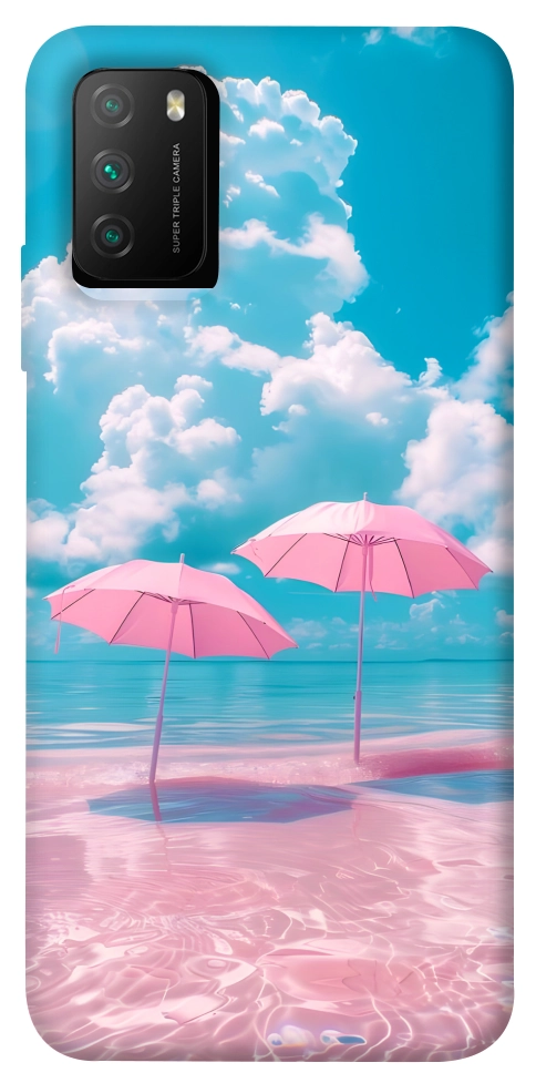 Чохол Рожеві парасольки для Xiaomi Poco M3