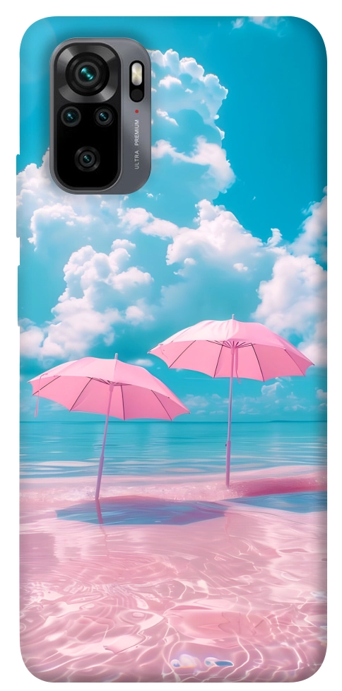 Чохол Рожеві парасольки для Xiaomi Redmi Note 10