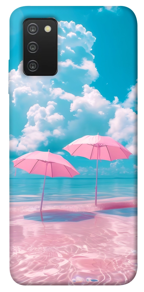 Чохол Рожеві парасольки для Galaxy A03s