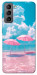 Чохол Рожеві парасольки для Galaxy S21 FE