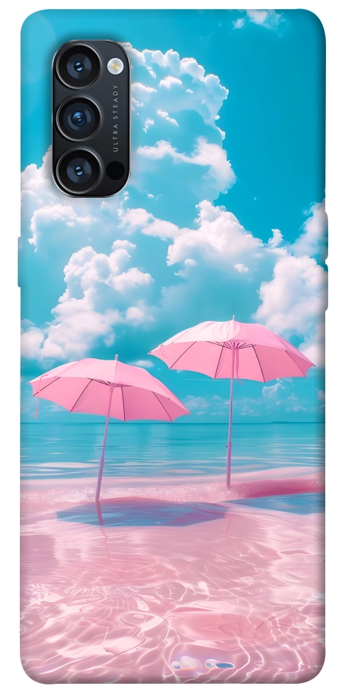 Чохол Рожеві парасольки для Oppo Reno 4 Pro 5G