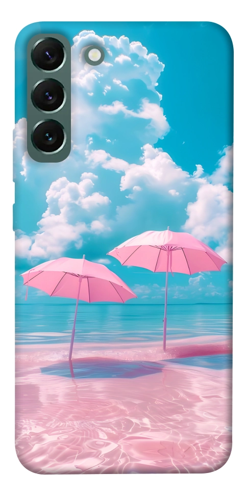 Чохол Рожеві парасольки для Galaxy S22+
