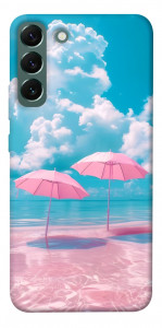 Чехол Розовые зонтики для Galaxy S22+