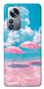 Чехол Розовые зонтики для Xiaomi 12X