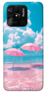 Чехол Розовые зонтики для Xiaomi Redmi 10C