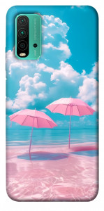 Чохол Рожеві парасольки для Xiaomi Redmi 9 Power