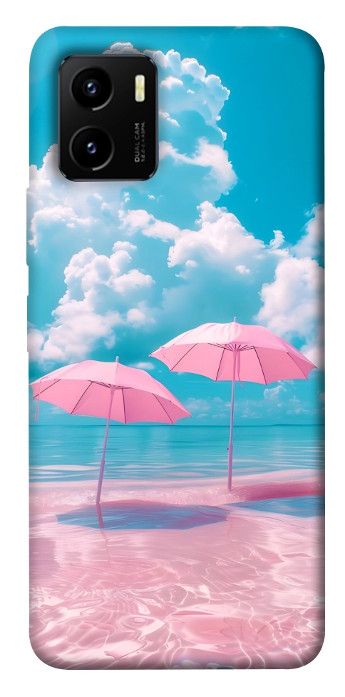 Чохол Рожеві парасольки для Vivo Y15s