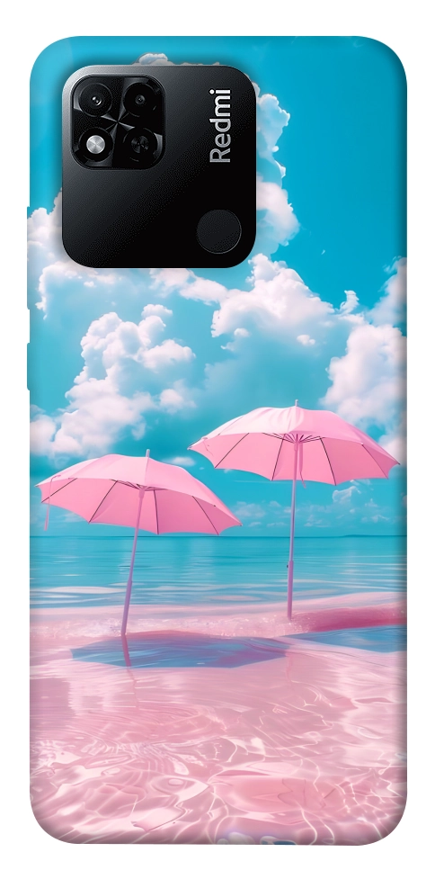 Чехол Розовые зонтики для Xiaomi Redmi 10A