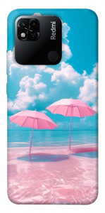 Чехол Розовые зонтики для Xiaomi Redmi 10A
