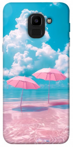 Чохол Рожеві парасольки для Galaxy J6 (2018)