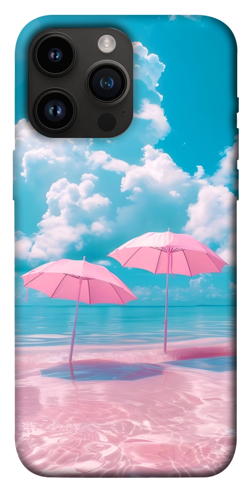 Чохол Рожеві парасольки для iPhone 14 Pro Max