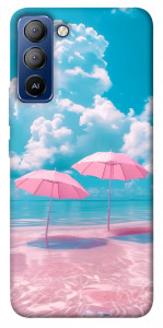 Чохол Рожеві парасольки для TECNO Pop 5 Pro